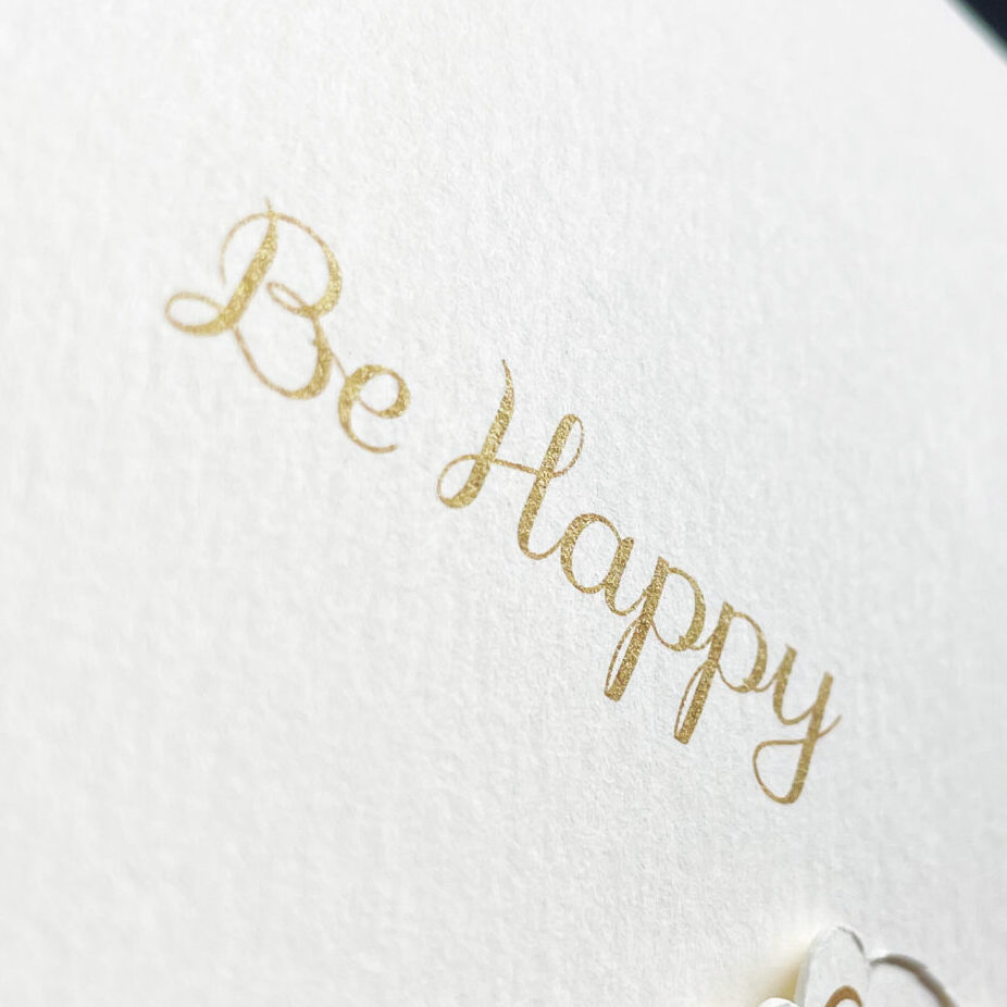 ゴールドトナー印刷 仕上がり例1